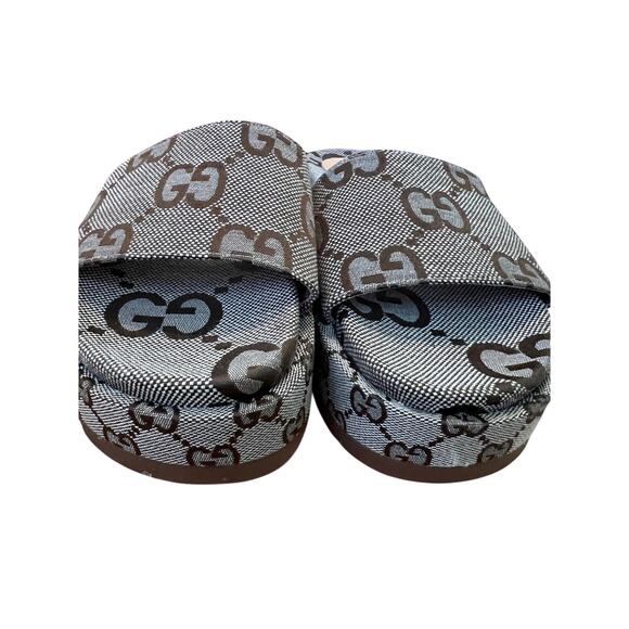 NWOT Gucci Brown Slides - Picture 3 of 7